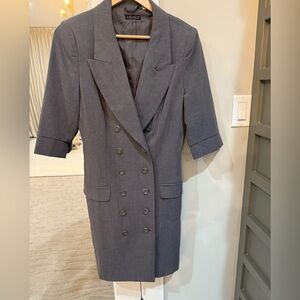 Venus Gray Blazer Dress Size 10 NWOT